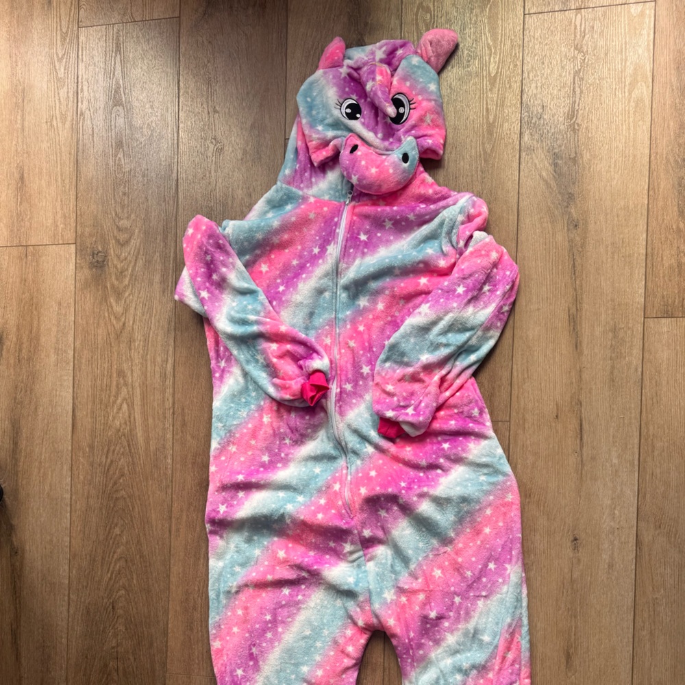 Pink and Blue Star Onesie